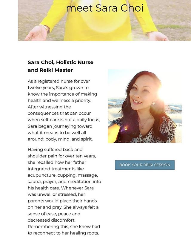 Honored to be a part of such a warm and welcoming wellness community in the beautiful West Village of NYC.
🌿
.
.
Curious about Reiki, Healing Touch, M-tTechnique and CBD oil into your healing?  Feel free to call, text, or email me. .
.
Schedule your next self-care session with me @naowellness ☄
.
.
Can't wait to meet you!🌼
.
.
.
#Reiki #springclearing #HealingTouch #spring #MTechnique #Aromatherapy #EssentialOils #CBDoils #naowellness #SarangHealing #HolisticNurse #WestVillage #wellness #westvillagewellness #infrared #holistic